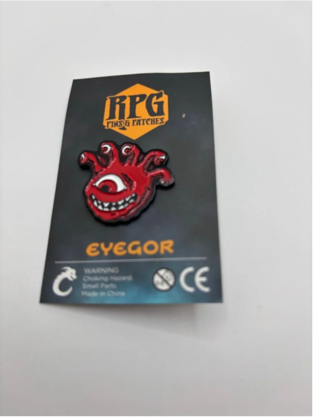 RPG Pins & Patches Eyegor Red